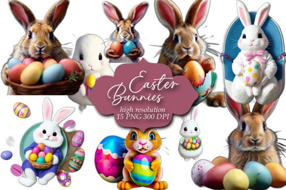 Download Easter Clipart, Easter Bunnies Clip Art - Premium Resources