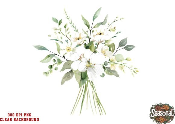Download Watercolor Wedding Flowers Clipart - Watercolor wedding flowers Collection