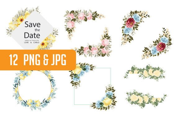 Download Watercolor Garden Flowers Clipart - Garden flowers clipart Collection