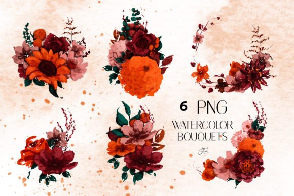 Download Watercolor Flowers PNG Autumn Flower PNG - Autumn flower png Collection