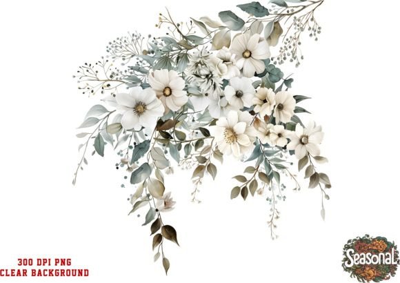 Download Watercolor Wedding Flowers Clipart - Watercolor wedding flowers Collection