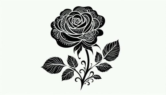 Download Simplistic Black Rose, Timeless Beauty - Timeless beauty Collection