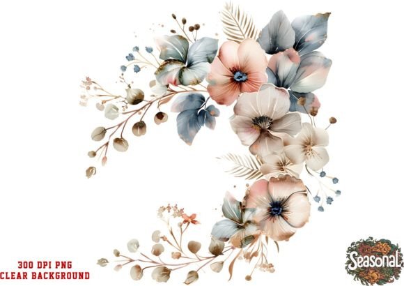 Download Watercolor Wedding Flowers Clipart - Watercolor wedding flowers Collection